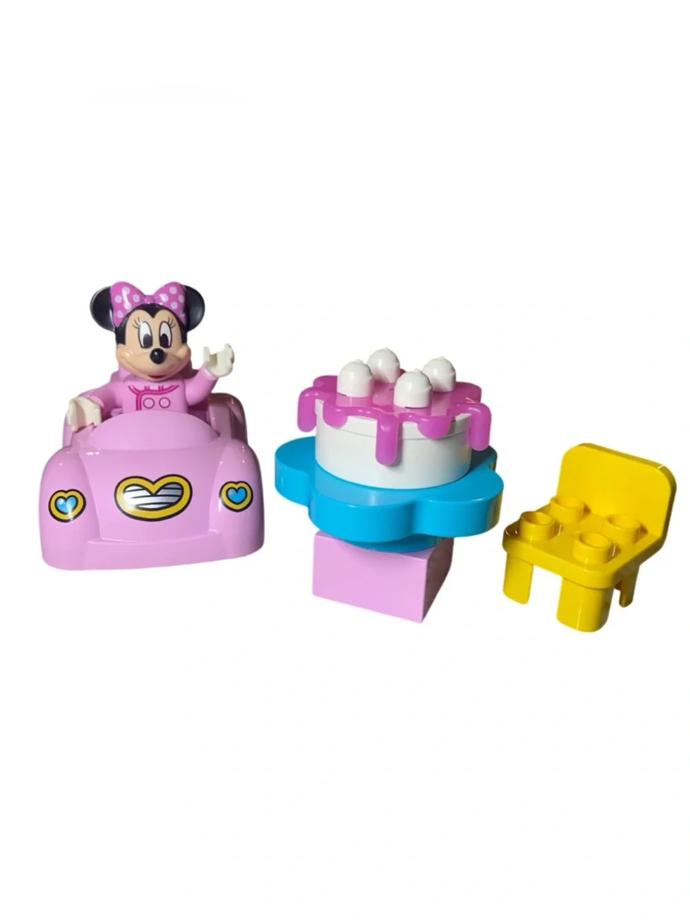 Lego Pink and Blue Playset with Yellow, Purple & Green Accents
